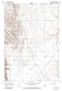 7.5' Topo Map of the Elk Basin, WY Quadrangle