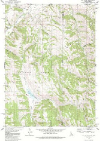 7.5' Topo Map of the Elk Valley, ID Quadrangle