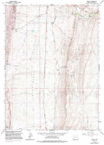 7.5' Topo Map of the Elkol, WY Quadrangle