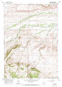 7.5' Topo Map of the Embar, WY Quadrangle