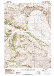 7.5' Topo Map of the Grass Creek, WY Quadrangle