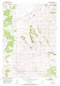 7.5' Topo Map of the Grave Spring, WY Quadrangle