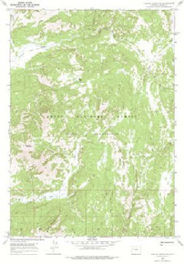 7.5' Topo Map of the Gravel Mountain, WY Quadrangle