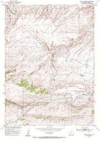7.5' Topo Map of the Gravel Spring, WY Quadrangle