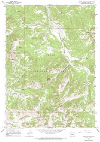 7.5' Topo Map of the Green Mountain, WY Quadrangle