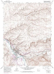 7.5' Topo Map of the Green River, WY Quadrangle
