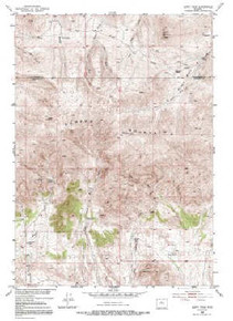 7.5' Topo Map of the Guffy Peak, WY Quadrangle