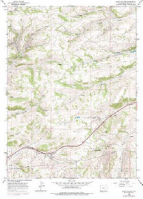 7.5' Topo Map of the Guild Hollow, WY Quadrangle