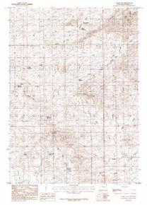 7.5' Topo Map of the Gumbo Hill, WY Quadrangle
