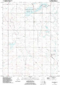 7.5' Topo Map of the Hawk Springs, WY Quadrangle