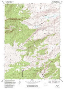 7.5' Topo Map of the Hays Park, WY Quadrangle