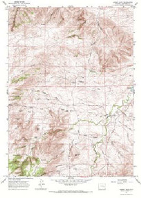 7.5' Topo Map of the Hermit Rock, WY Quadrangle