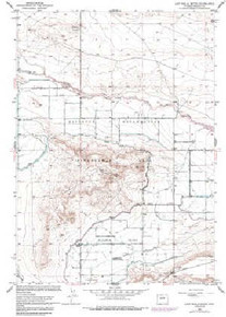 7.5' Topo Map of the Lost Wells Butte, WY Quadrangle