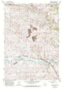 7.5' Topo Map of the Monarch, WY Quadrangle