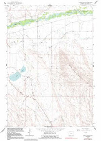 7.5' Topo Map of the Lovell Lakes, WY Quadrangle