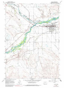 7.5' Topo Map of the Lovell, WY Quadrangle