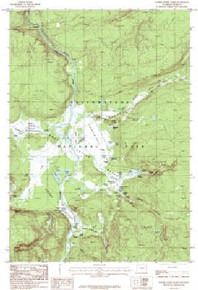 7.5' Topo Map of the Lower Geyser Basin, WY Quadrangle