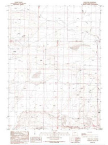 7.5' Topo Map of the Luman Rim, WY Quadrangle