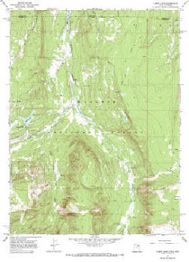 7.5' Topo Map of the Lyman Lake, UT Quadrangle