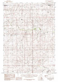 7.5' Topo Map of the Macken Draw, WY Quadrangle