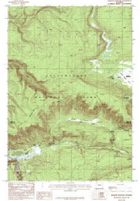 7.5' Topo Map of the Madison Junction, WY Quadrangle