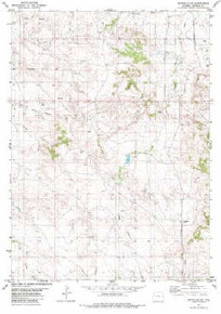 7.5' Topo Map of the Manville NE, WY Quadrangle