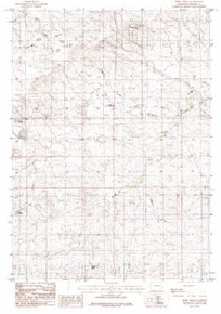7.5' Topo Map of the Bobby Draw, WY Quadrangle