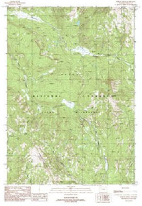 7.5' Topo Map of the Bobcat Ridge, WY Quadrangle