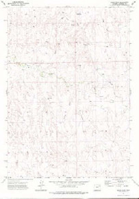 7.5' Topo Map of the Bogie Draw, WY Quadrangle