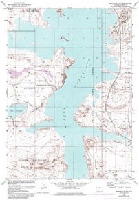 7.5' Topo Map of the Bonneville SW, WY Quadrangle