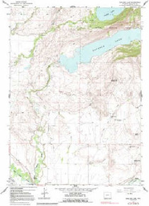 7.5' Topo Map of the Boulder Lake, WY Quadrangle