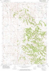 7.5' Topo Map of the Bowman Hill, WY Quadrangle