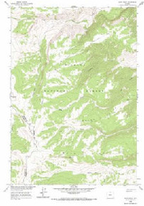 7.5' Topo Map of the Boyd Ridge, WY Quadrangle