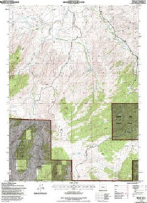 7.5' Topo Map of the Braae, WY Quadrangle