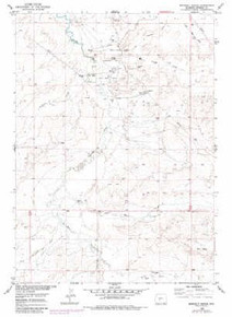 7.5' Topo Map of the Bringolf Ranch, WY Quadrangle