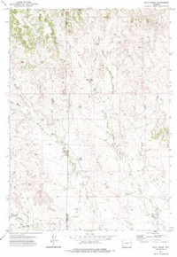 7.5' Topo Map of the Buck Creek, WY Quadrangle
