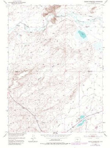 7.5' Topo Map of the Bucklin Reservoirs, WY Quadrangle