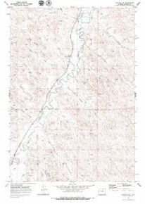 7.5' Topo Map of the Buffalo NE, WY Quadrangle