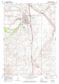 7.5' Topo Map of the Buffalo, WY Quadrangle