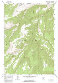 7.5' Topo Map of the Bull Elk Park, WY Quadrangle