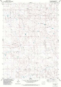 7.5' Topo Map of the Calf Draw, WY Quadrangle