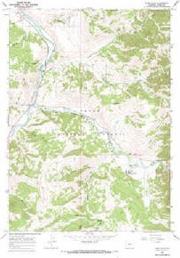 7.5' Topo Map of the Camp Davis, WY Quadrangle