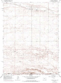 7.5' Topo Map of the Campstool, WY Quadrangle