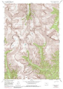 7.5' Topo Map of the Emerald Lake, WY Quadrangle