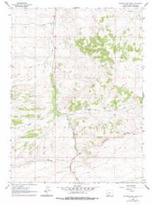 7.5' Topo Map of the Erickson-Kent Ranch, WY Quadrangle