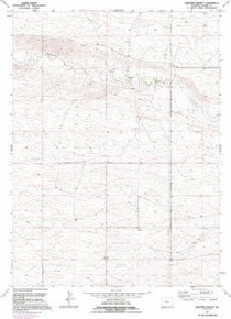 7.5' Topo Map of the Farthing Ranch, WY Quadrangle