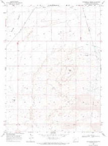 7.5' Topo Map of the Fifteenmile Spring, WY Quadrangle