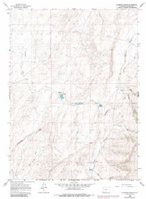 7.5' Topo Map of the Fillmore Ranch, WY Quadrangle