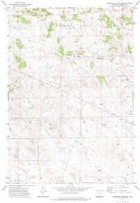 7.5' Topo Map of the Homestead Draw SW, WY Quadrangle