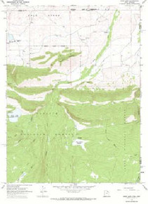 7.5' Topo Map of the Hoop Lake, UT Quadrangle